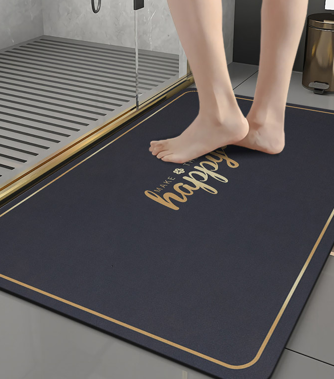 Modern Simple Geometric Diatom Mud Foot Mat - Image 3