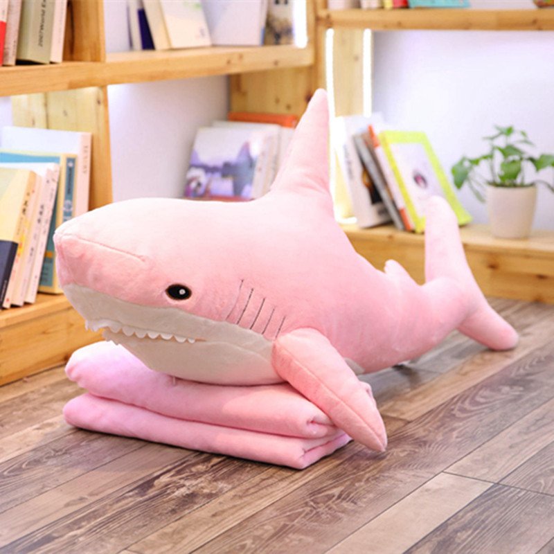 Marine Animal Pillow And Blanket 2-in-1 Dual-use Cushion Plush Toy - Image 4