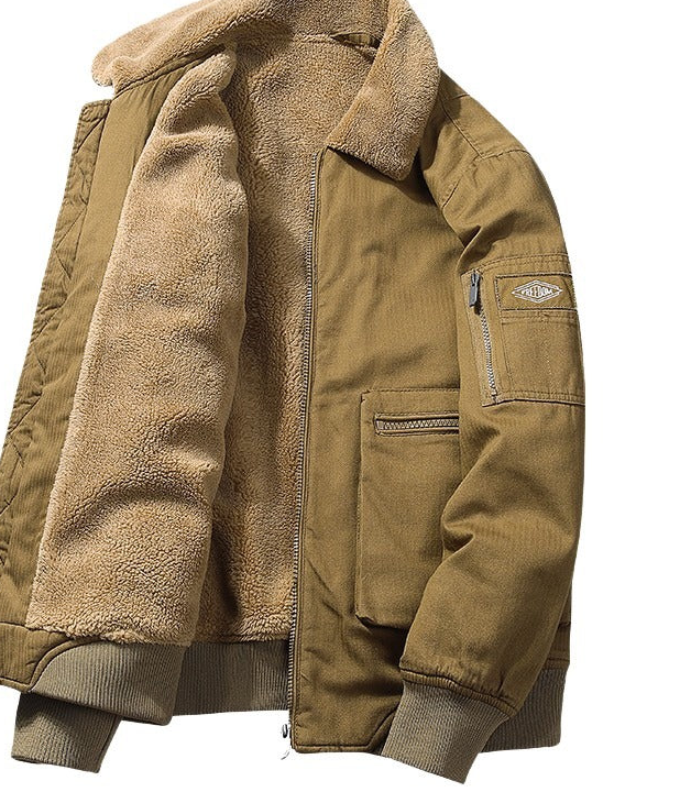Men's Winter Fleece Thick Fleece Jacket - Image 3