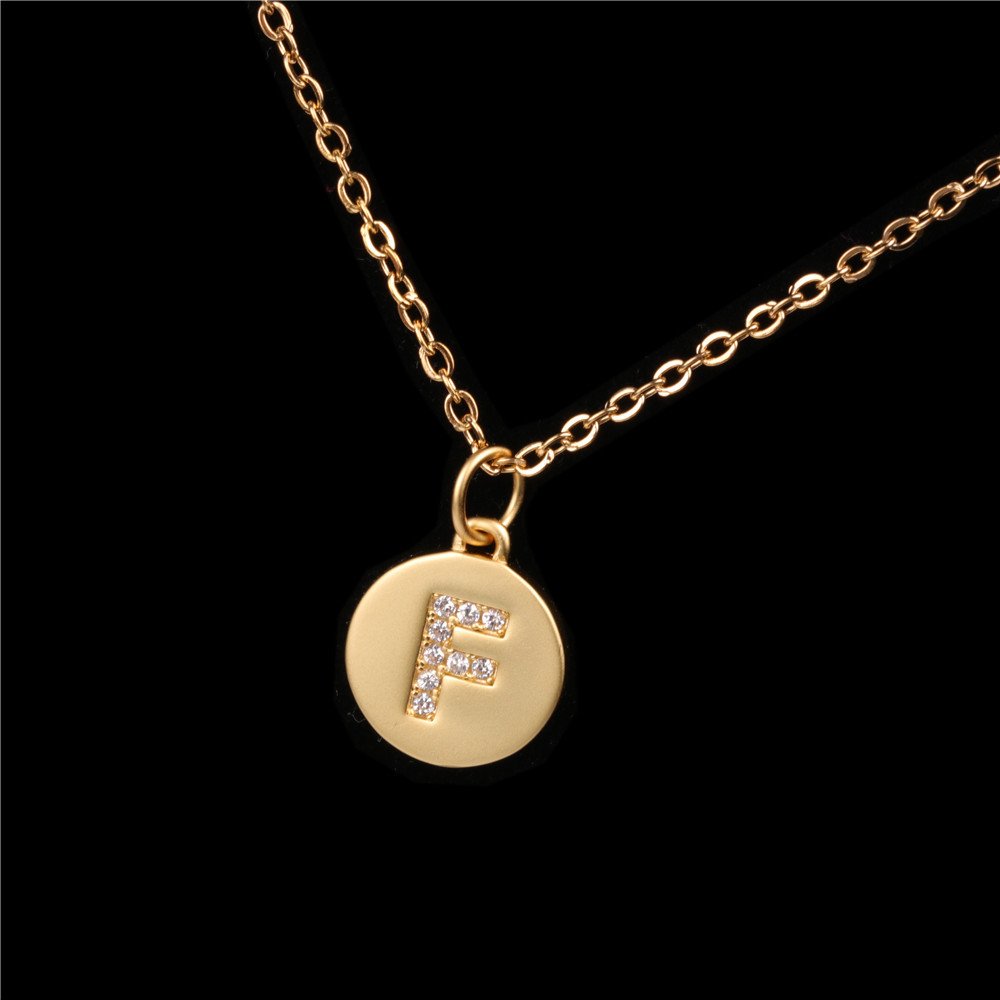26 English Letter Pendant With Diamond Frosted Matte - Image 8