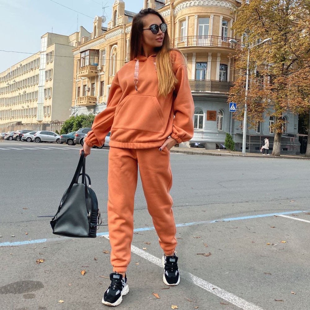 Two-piece new fashion sports sweater suit - Image 2