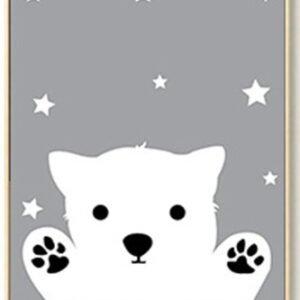 Dot letters children's room home decoration painting core