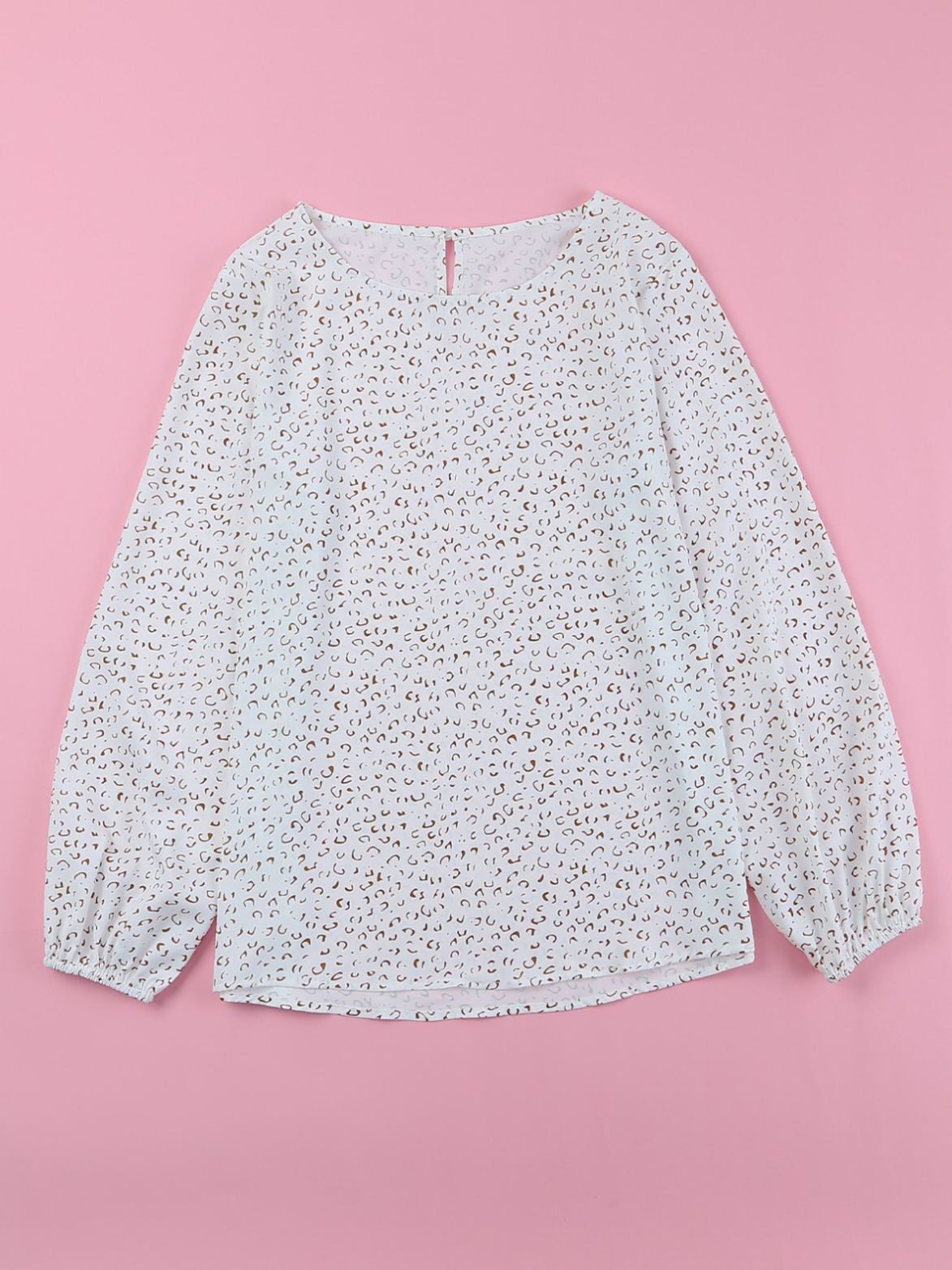 Outer Wear Underwear Round Neck Pullover Women's Elegant All-match Loose Chiffon Shirt Women - Image 7