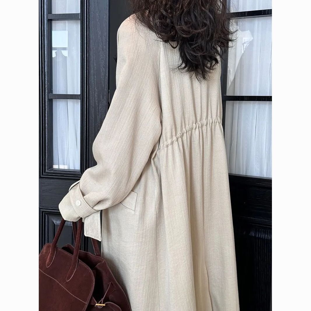 New Chinese-style Above-the-knee Trench Coat Women's Versatile Outerwear - Image 2