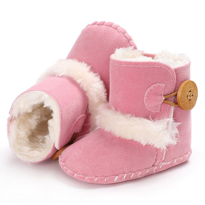 Plush warm and non slip baby walking shoes - Image 4