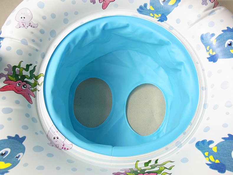 Thicken Environmentally Friendly Swimming Ring With Bell For Mother And Child - Image 2
