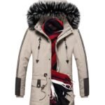 Hooded warm cotton jacket