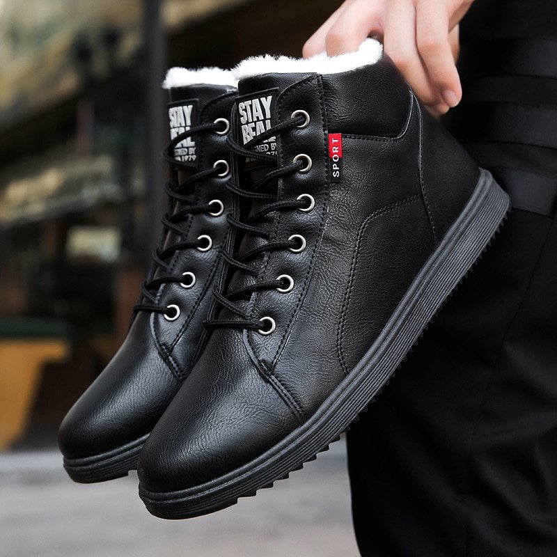 Winter Plush warm and thick high top snow boots - Image 4