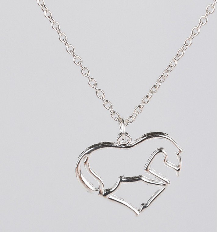 New Love Pony Silver-plated Pendant Necklace - Image 6