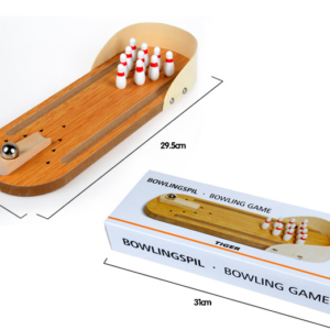 Children's educational wooden toys wooden mini bowling parent-child interactive decompression creative table games toys