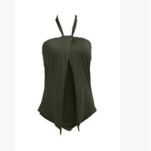Halter jumpsuit swimsuit