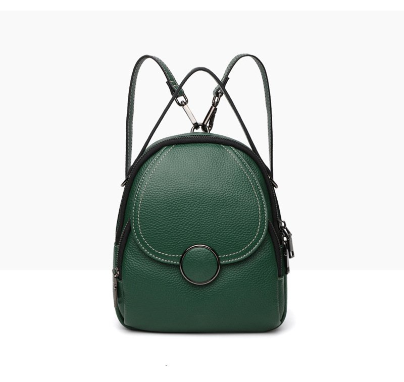 Ladies Fashion Leather Backpack - Image 2