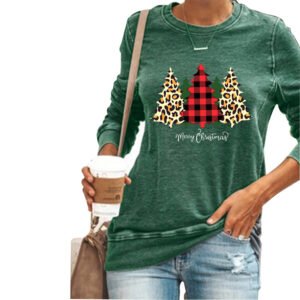 Christmas tree personalized print T-shirt