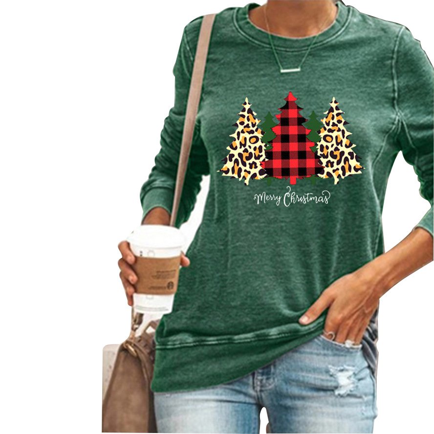 Christmas tree personalized print T-shirt