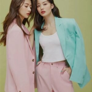 Suit solid color suit