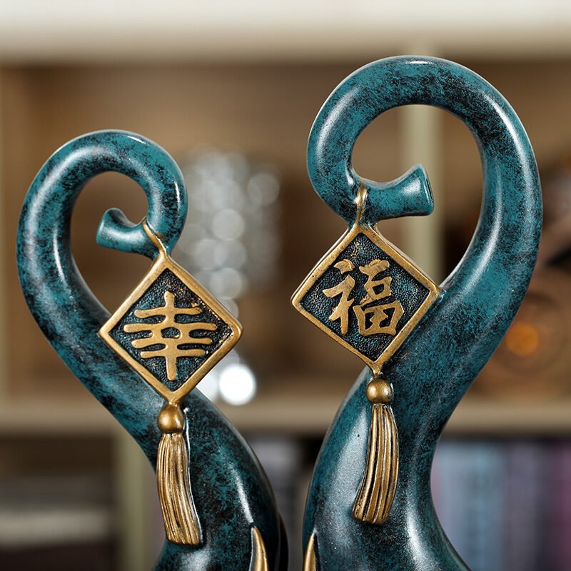 Creative Home Furnishing European Elephant Decoration Crafts - Image 2