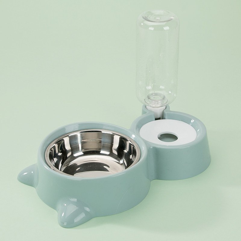 Double Bowl Automatic Feeder Drinking Water Pet Supplies - Image 4
