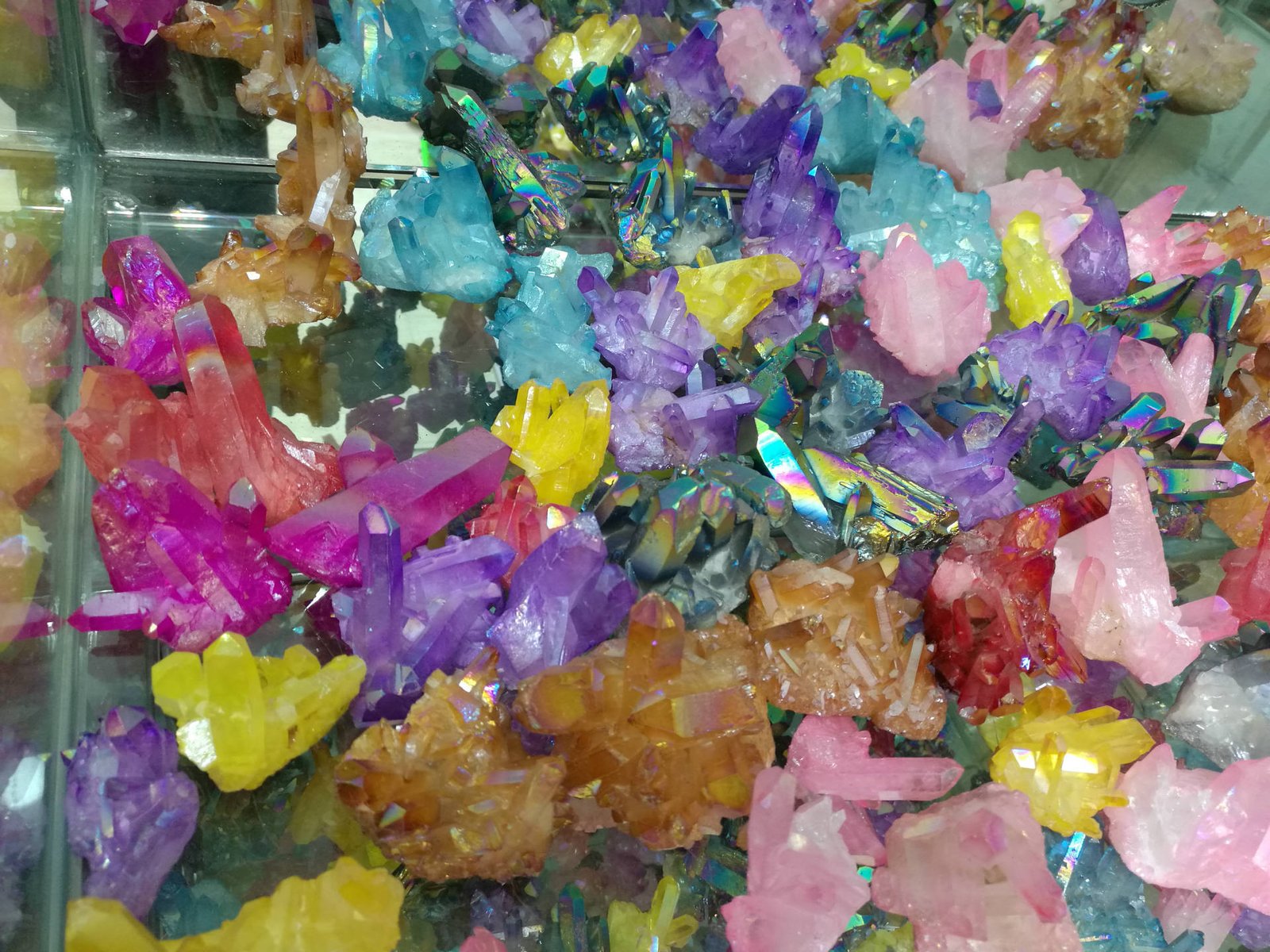 Natural Rose Red Crystal Cluster Purification And Degaussing Office Ornaments - Image 3