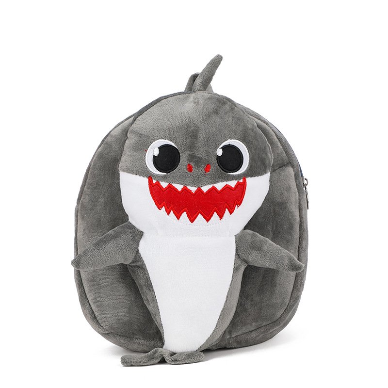 New cartoon boys and girls backpack shoulders cute plush preschool class pupils school bag - Image 4