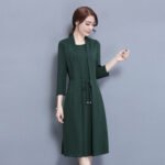 Fake two-piece dress