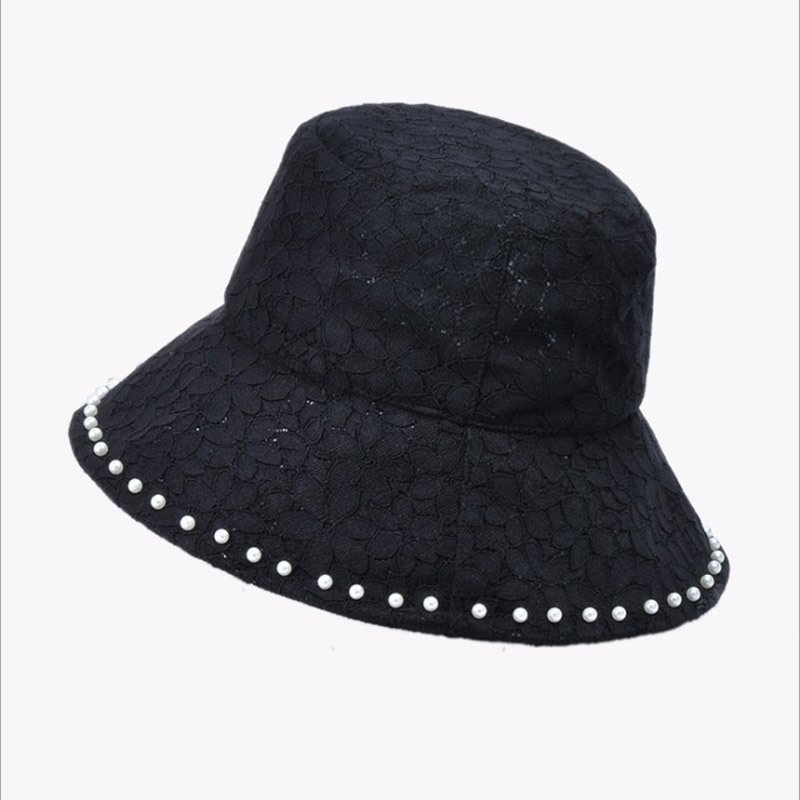 Lace pearl thin sunhat - Image 3