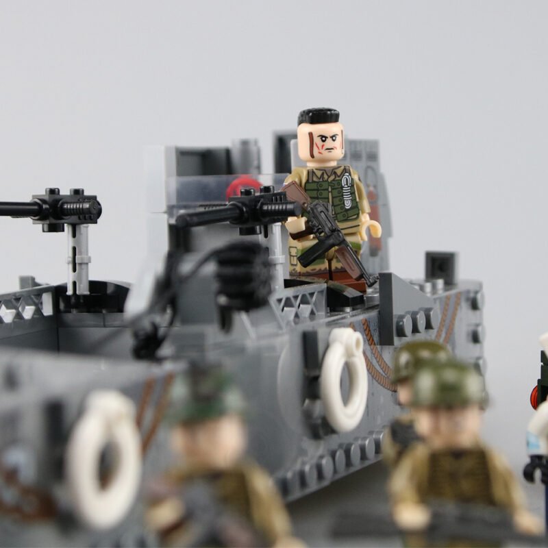 Iron Empire U.S. landing craft military model building blocks - Image 3