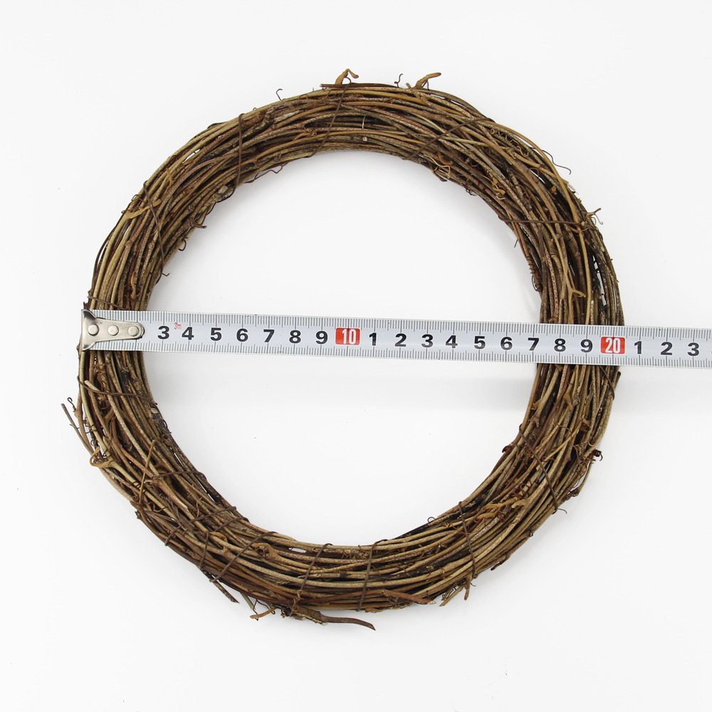 Tufu Rattan Garland Circle Vine Ring Christmas - Image 8