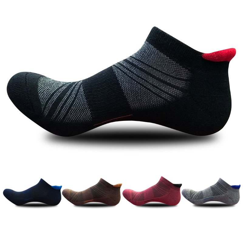 Towel bottom flower sports boat socks