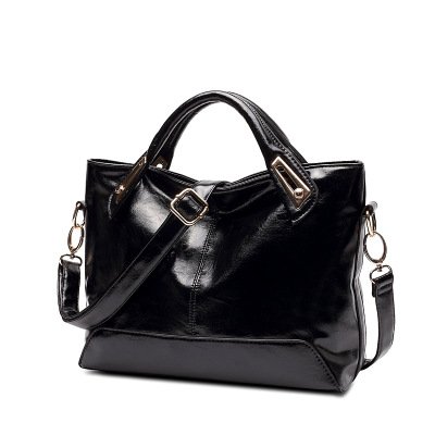 Simple leather shoulder bag - Image 6