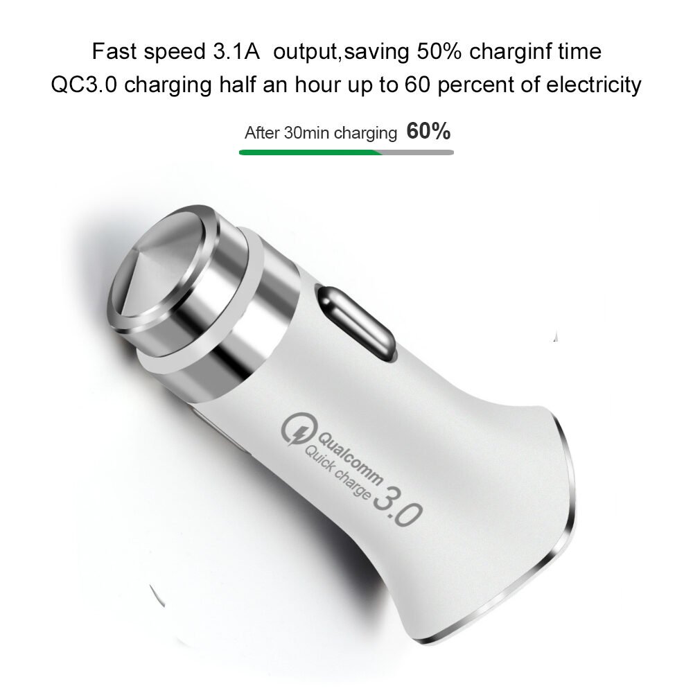 Metal safety hammer car charger QC 3.0 - Image 2