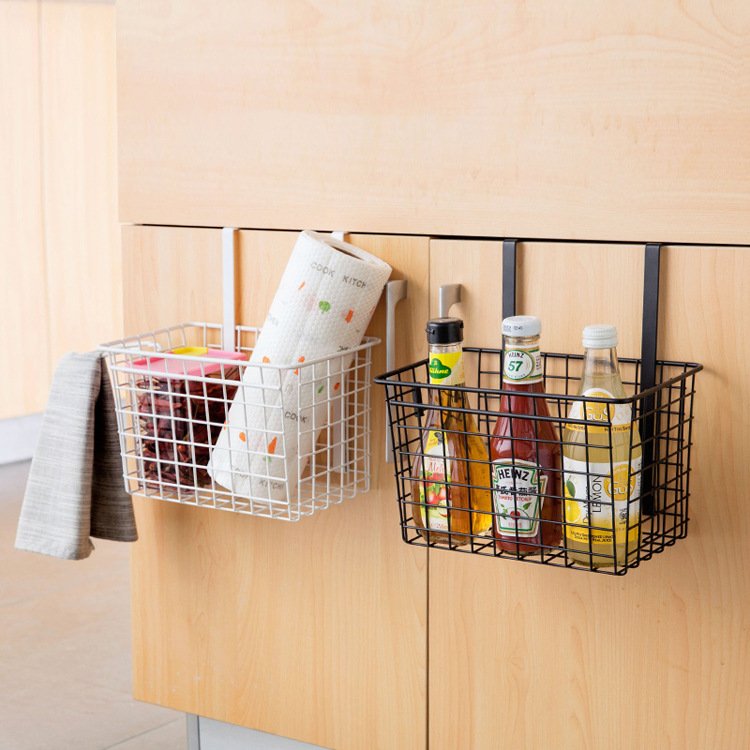 Multi-function kitchen rack bathroom storage rack hair dryer rack door kitchen cabinet storage rack - Image 3