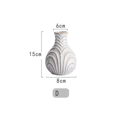 Handmade Stoneware Vase With Flower Arrangement - Image 9