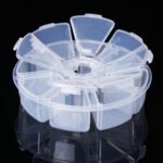 8 grid lattice plastic box