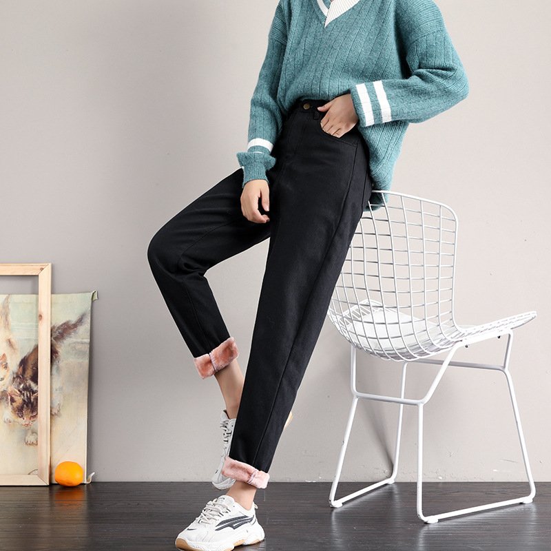Straight high waist loose jeans - Image 2