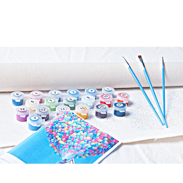 Beach Hammock - DIY Painting By Numbers Kit - Image 3