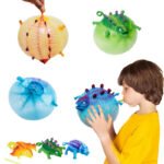 TPR Inflatable Animal Decompression Blowing Dinosaur Bobo Ball