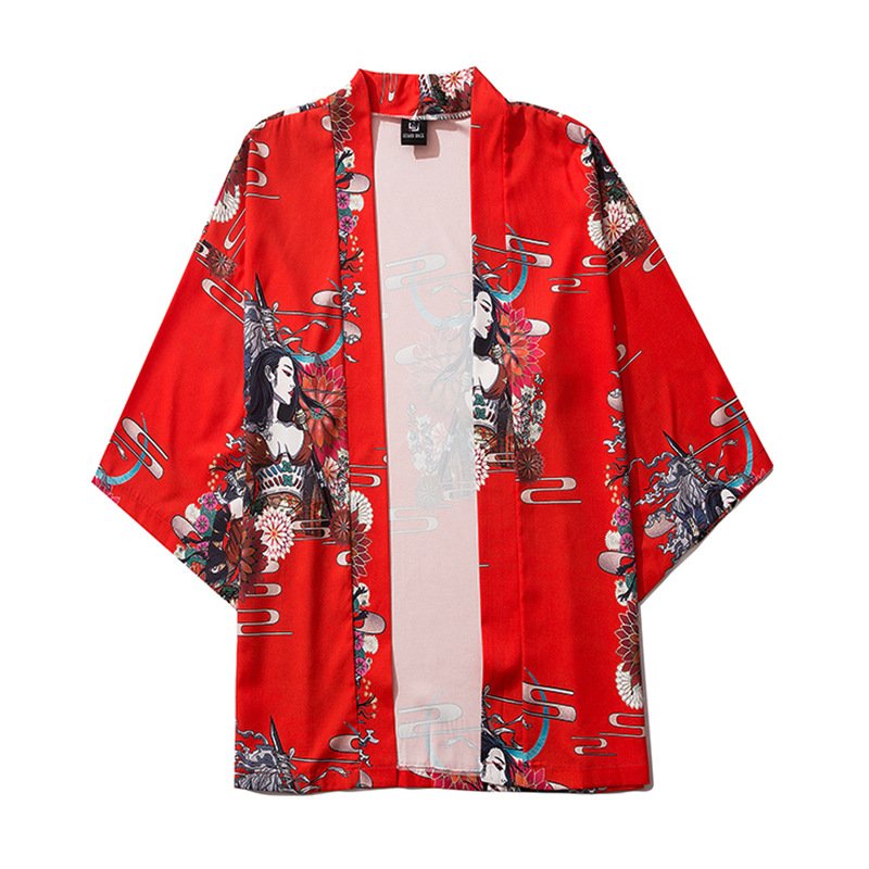 Kimono shirt loose robe - Image 3