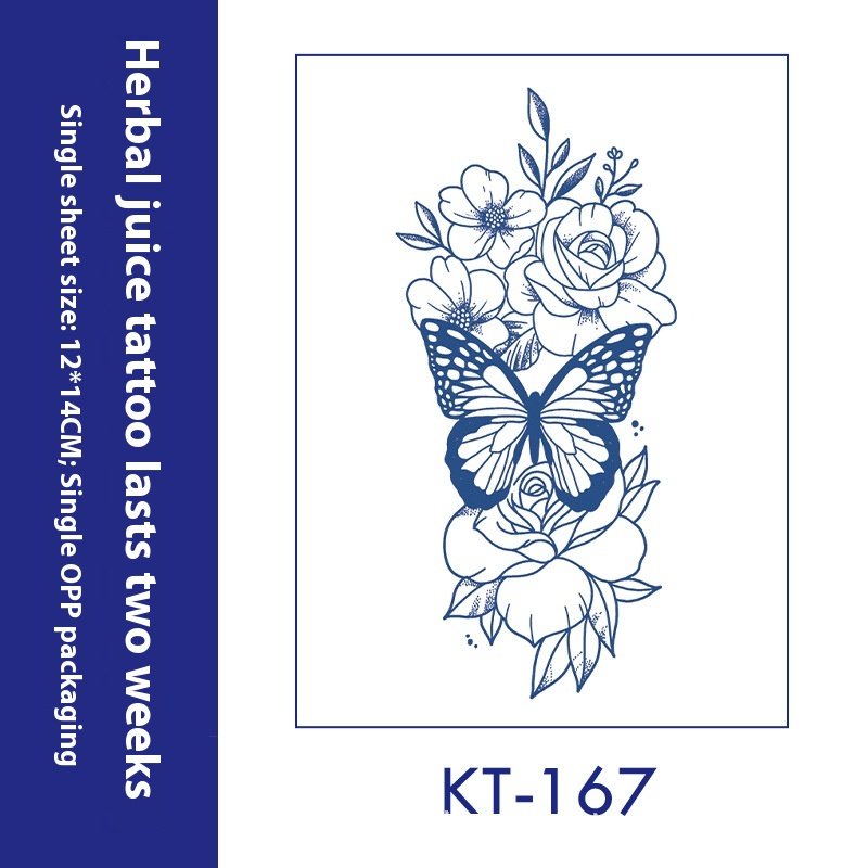 Tattoo Sticker English Letters Ins Style Men's Dark Women's Waterproof - Image 30