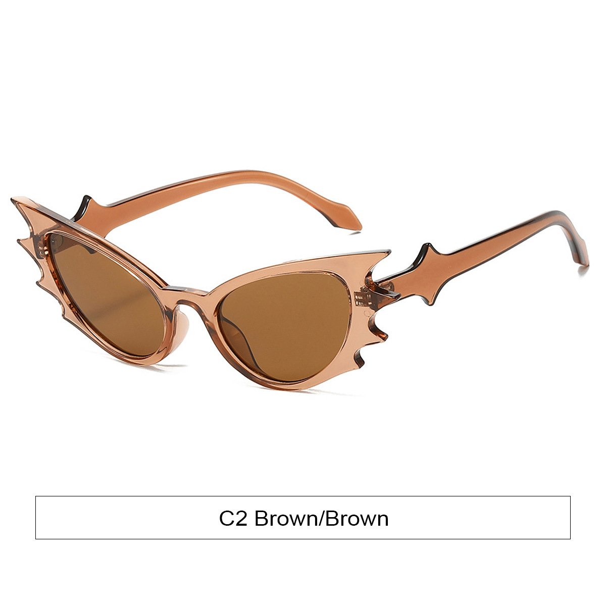 Cat's Eye Exaggerated Personalized Shaped Decoration Glasses - Image 6