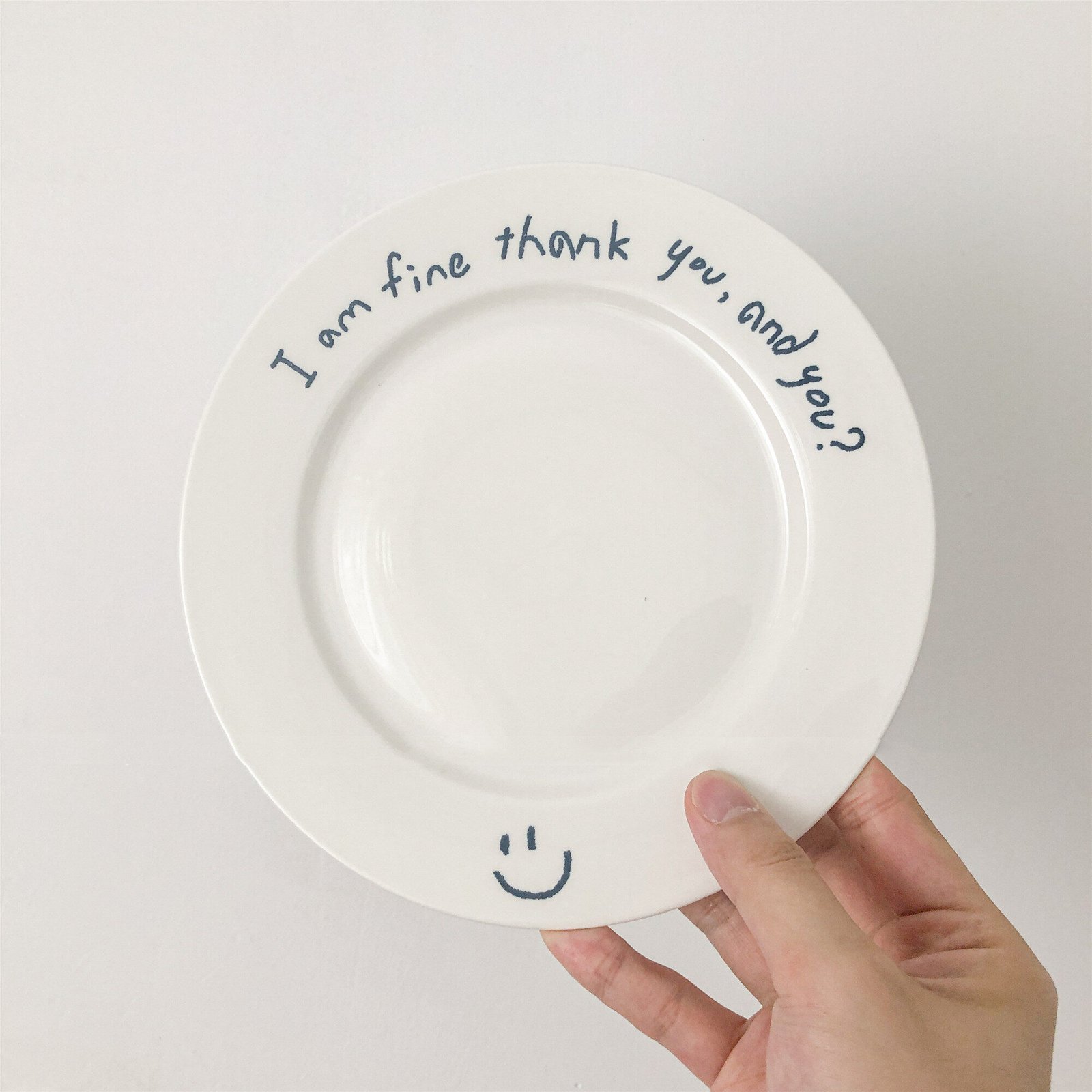Home Fashion Hand Painted Ceramic Plate - Image 2
