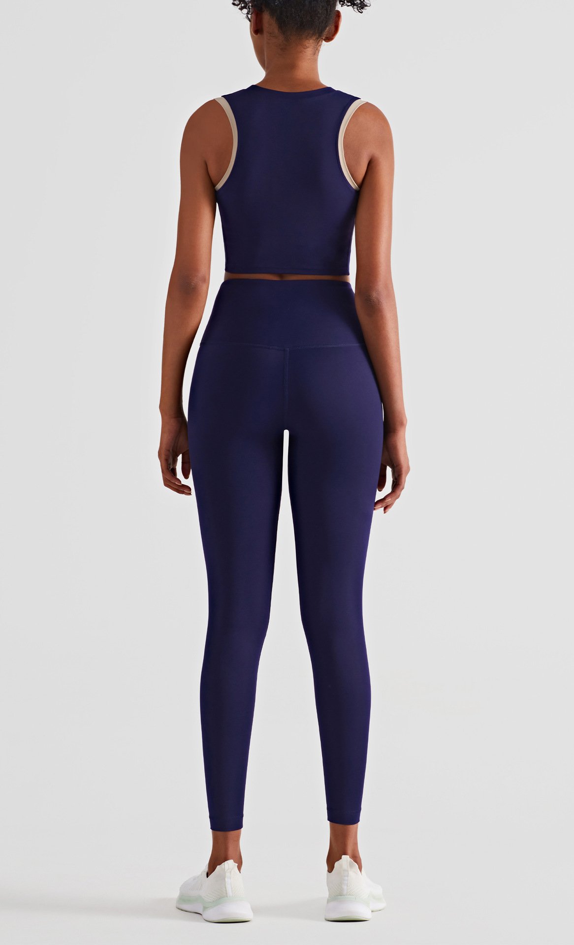 High Waist No T Tipped Thin Anti-Rolling Peach Leggings - Image 2