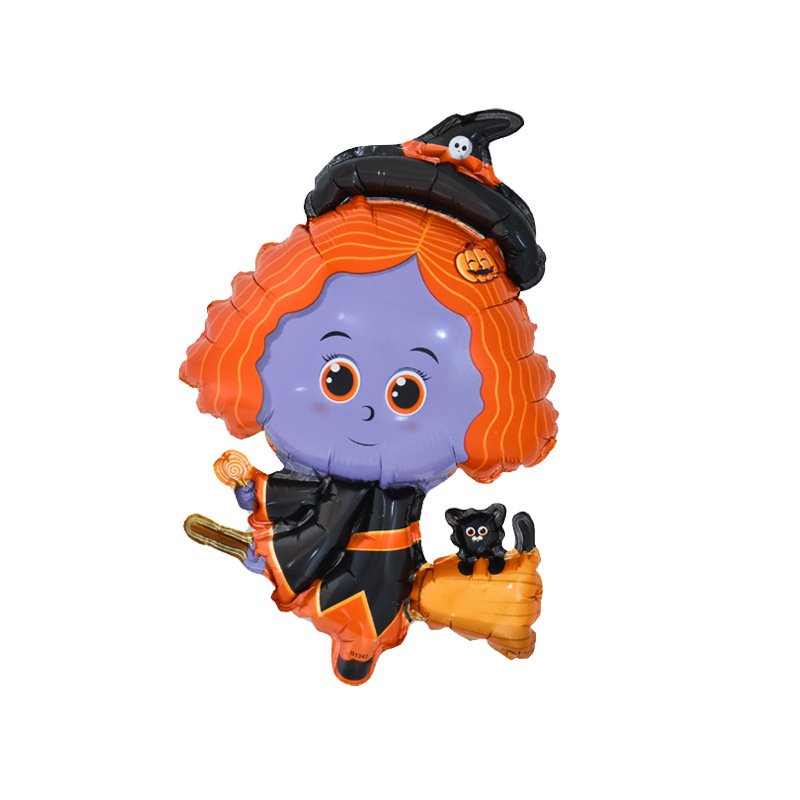 Mini Halloween Balloon Skull Pumpkin Bat Spider Aluminum Film Balloon - Image 6