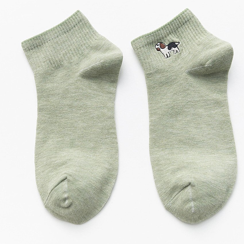 Japanese Embroidery Cartoon Boat Socks College Style - Image 6
