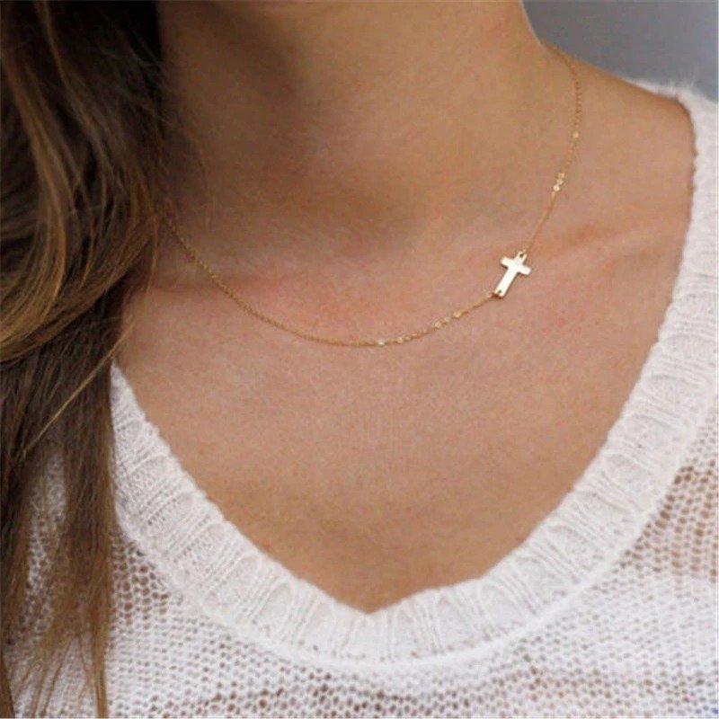 Alloy cross necklace - Image 3