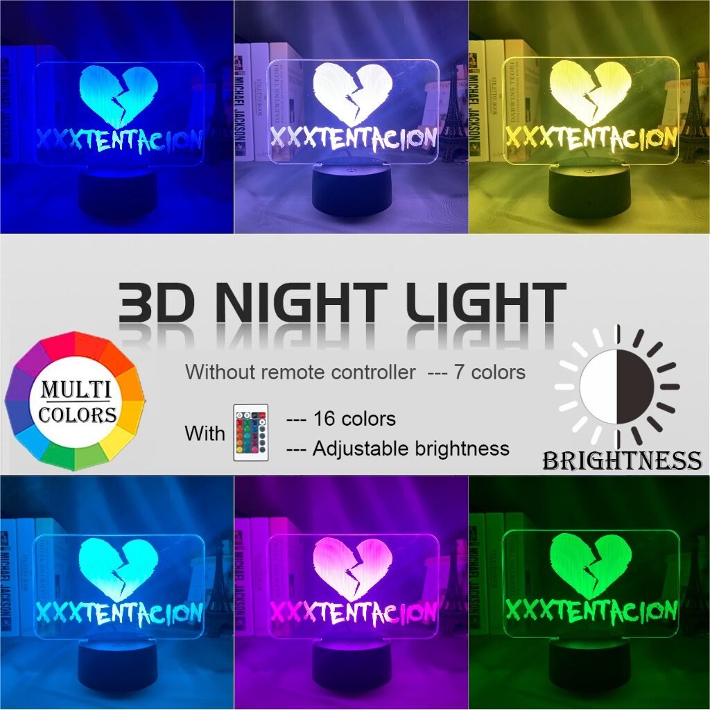Colorful touch remote control LED visual light - Image 3