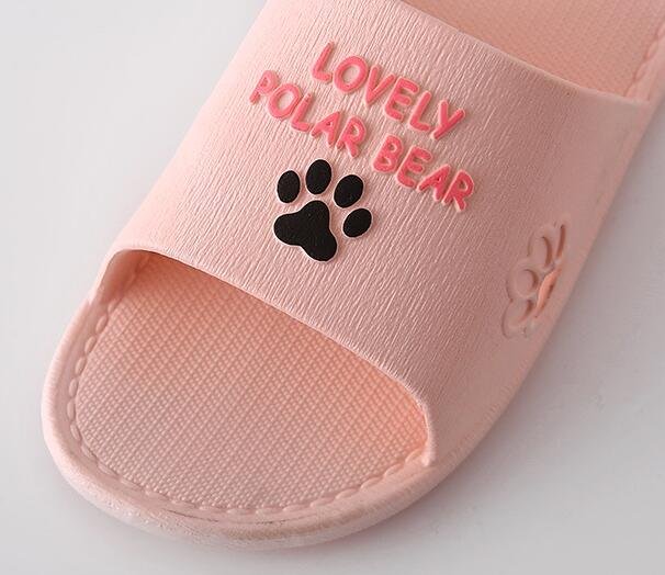 Black bear bathroom bath non-slip slippers - Image 7