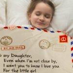 Envelope letter writing flannel blanket