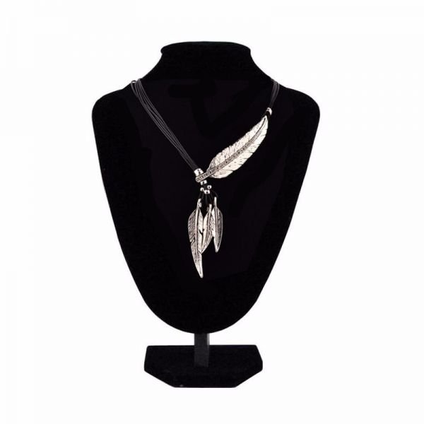 Leaf Feather Necklace - Image 6