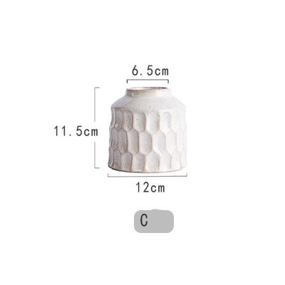 Handmade Stoneware Vase With Flower Arrangement - Image 8