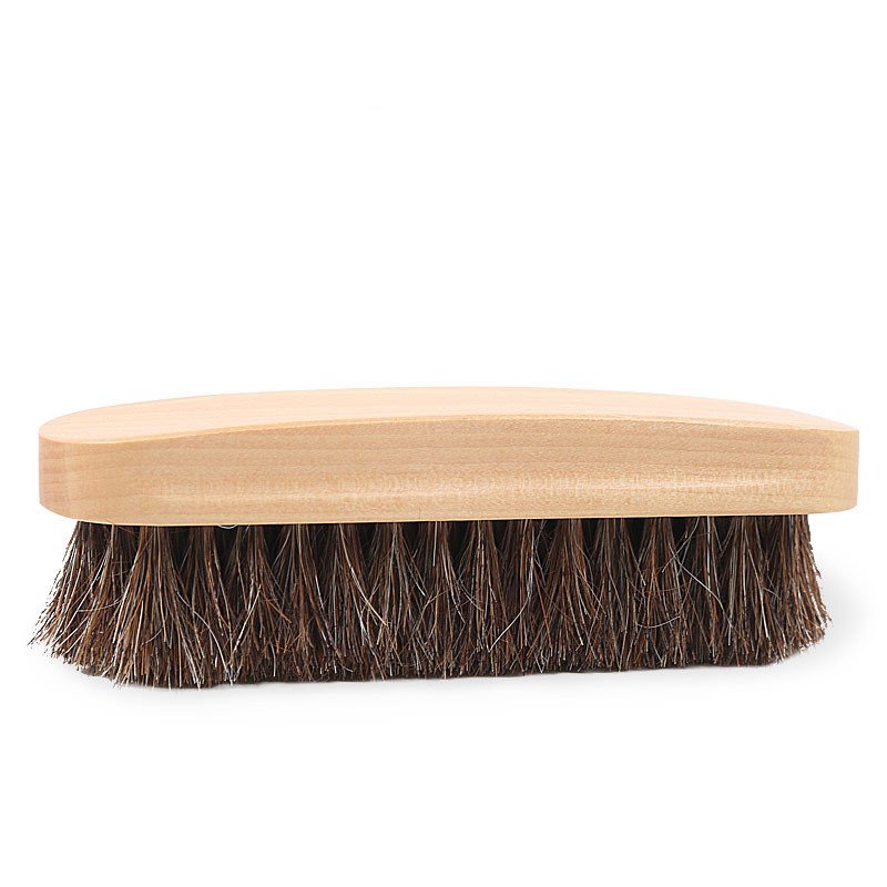 Log horse head shoe brush solid wood material - Image 2